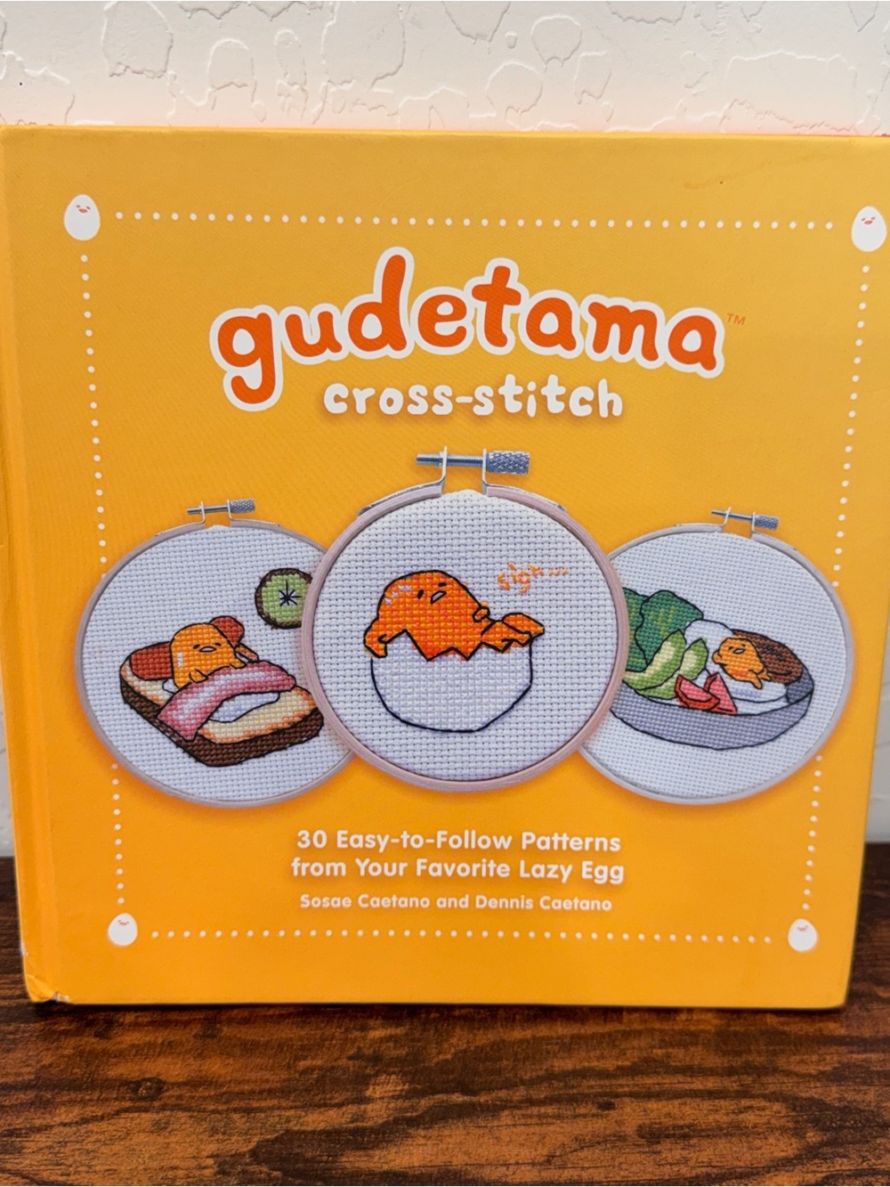 Gudetama CrossStitch 30 Easy Follow Patterns Hardcover Book Kawaii
